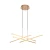 Lampa wisząca CRISS CROSS LED złota 78 cm ST-MD240406-4 gold - Step Into Design