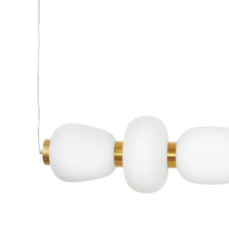 Lampa wisząca BRILLA-6 LED biało-złota 125 cm ST-CP241210-6L GOLD - Step Into Design
