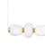 Lampa wisząca BRILLA-6 LED biało-złota 125 cm ST-CP241210-6L GOLD - Step Into Design