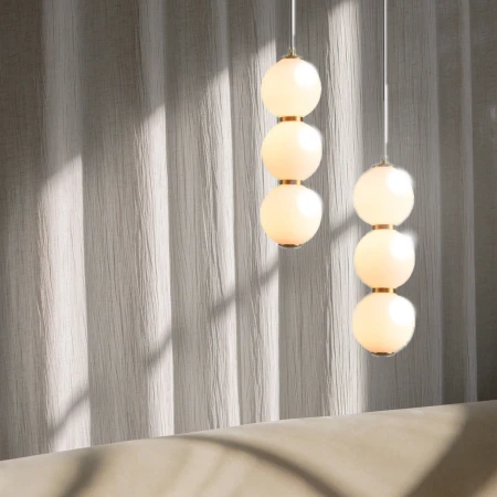Lampa wisząca PERLA LED złoty szczotkowany 12 cm ST-CP231222-3L gold - Step Into Design