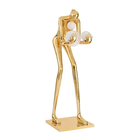 Lampa podłogowa WOMAN-2 GOLD złoty połysk 190 cm DN433-F gold - Step Into Design