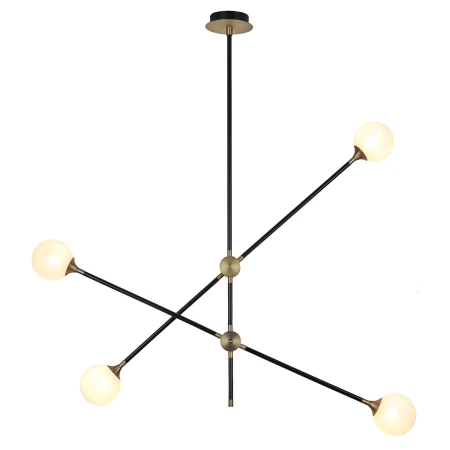 Lampa wisząca SPILLO czarno złota 92 cm ST-9389P-4 - Step Into Design