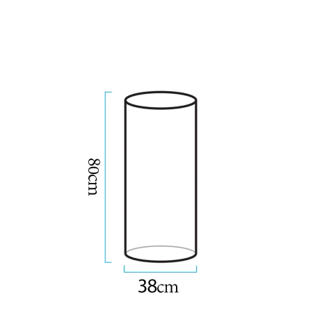Lampa ogrodowa kolumna TUBE LED RGBW 16 kolorów 80 cm ES-DC030 - Step Into Design