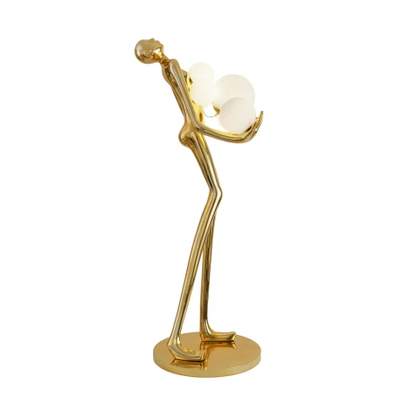 Lampa podłogowa WOMAN GOLD złoty połysk 180 cm F9312 gold - Step Into Design