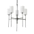 Lampa wisząca DARLING czarny połysk 60 cm ST-9501-5 BLACK - Step Into Design