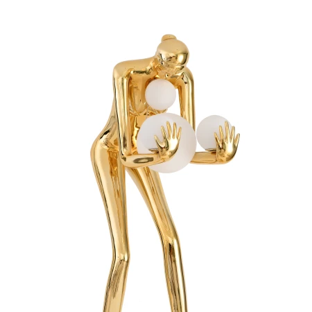 Lampa podłogowa WOMAN-2 GOLD złoty połysk 190 cm DN433-F gold - Step Into Design