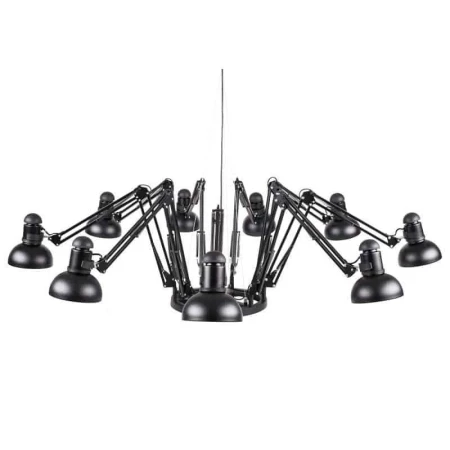 Lampa designerska wisząca SPIDER-9 czarna ST-9233-9 - Step Into Design