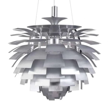 Lampa designerska wisząca ARCHI szczotkowane srebro ST-9021S - Step Into Design