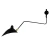 Kinkiet CRANE-1W czarny W8701 - Step Into Design