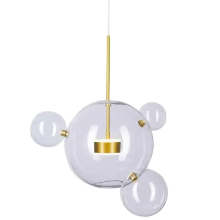 Lampa designerska wisząca BUBBLES 3+1 LED złota 3000K ST-0801-3+1 - Step Into Design