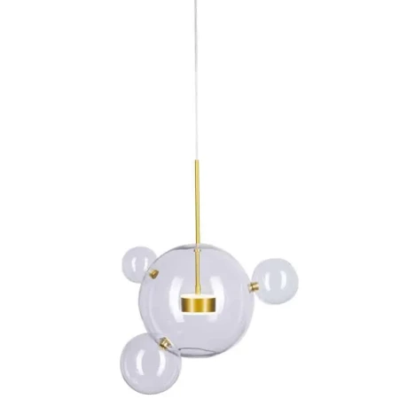 Lampa designerska wisząca BUBBLES 3+1 LED złota 3000K ST-0801-3+1 - Step Into Design