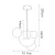 Lampa designerska wisząca BUBBLES 3+1 LED złota 3000K ST-0801-3+1 - Step Into Design