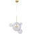 Lampa designerska wisząca BUBBLES 3+1 LED złota 3000K ST-0801-3+1 - Step Into Design
