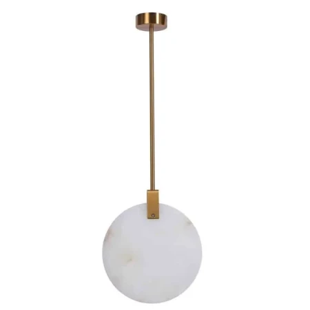 Lampa Hampton wisząca MARBLE szczotkowany mosiądz ST-8950-24 - Step Into Design