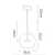 Lampa designerska wisząca BUBBLES -1 LED złota 3000 K ST-0801-1 - Step Into Design