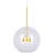Lampa designerska wisząca BUBBLES -1 LED złota 3000 K ST-0801-1 - Step Into Design