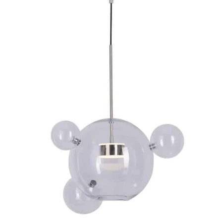 Lampa designerska wisząca BUBBLES chrom ST-0801-3+1 - Step Into Design