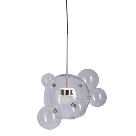 Lampa designerska wisząca BUBBLES chrom ST-0801-5+1 - Step Into Design