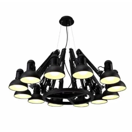 Lampa designerska wisząca SPIDER-16 czarna ST-9233-16 - Step Into Design