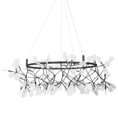 Lampa designerska wisząca CHIC BOTANIC L czarna ST-5860-L - Step Into Design