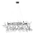 Lampa designerska wisząca CHIC BOTANIC L czarna ST-5860-L - Step Into Design