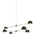 Lampa designerska wisząca ASTRONOMY-6 czarna ST-5335-6 - Step Into Design