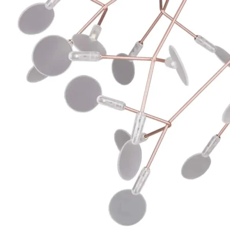 Lampa designerska wisząca CHIC BOTANIC L miedziana ST-5860-L - Step Into Design
