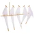 Lampa designerska wisząca BIRD 5L LED biało-złota P9505 - Step Into Design