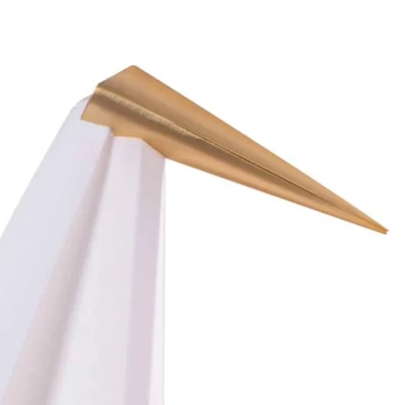 Kinkiet nowoczesny designerski BIRD biało-złoty W9501 - Step Into Design