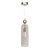 Lampa wiszą pojedyncza Roxy złota 1241 - Decorativi