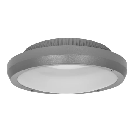 Plafon tarasowy IP65 LED 40cm okrągły 40W 4000K czarny 1319 - Decorativi
