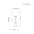 Kinkiet elegancki ARTU GLASS ART-K-1 (G) - Kutek Mood