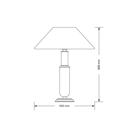 Lampa stołowa z drewnem  do sypialni NATURA NAT-LG-1 - Kutek Mood
