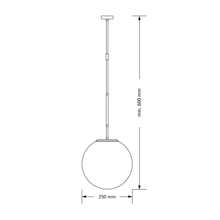Lampa wisząca ULTIMO ULT-ZW-1 250 - Kutek Mood