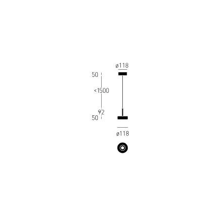 Lampa wisząca MYCO ONE Z 120 31.4113 - Lampy Chors