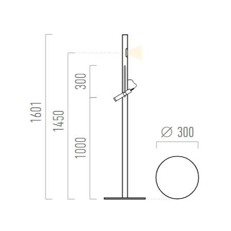 Lampa podłogowa BACKLIGHT+ R 42.7112 - Lampy Chors