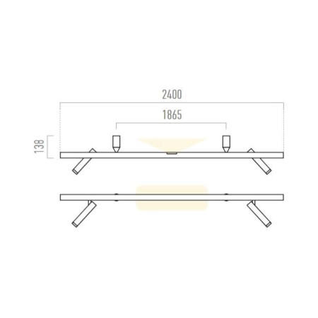 Lampa ścienna BACKLIGHT+ 240 K 42.2108 - Lampy Chors