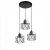 Lampa loft  na kole  3xE27 Brylant okągła do salonu 502 - Decorativi