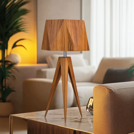 Lampa stołowa Angular QN-ANGULAR-TL-TEAK - Quintiesse