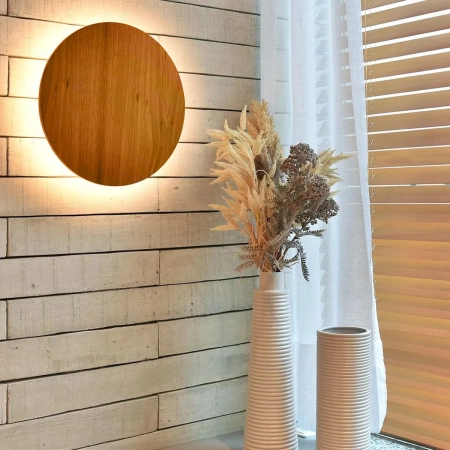 Kinkiet LED Clean QN-CLEAN-LED-WB-25-TEAK - Quintiesse