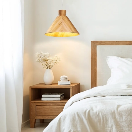 Lampa wisząca Conical QN-CONICAL-P-M-TEAK - Quintiesse