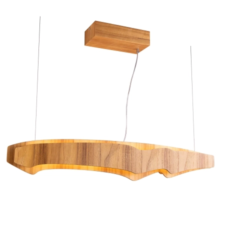 Średnia lampa wyspowa LED Horizon QN-HORIZON-LED-LP-100-TEAK - Quintiesse