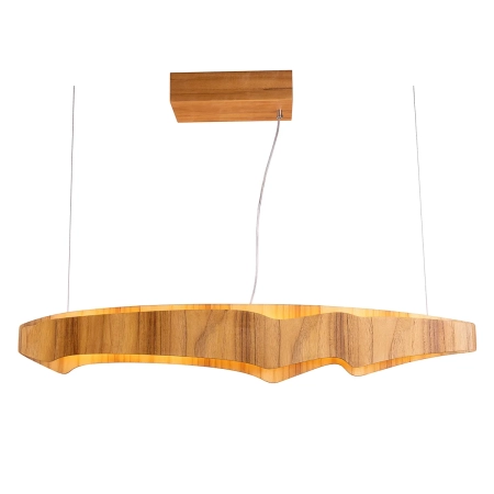 Średnia lampa wyspowa LED Horizon QN-HORIZON-LED-LP-100-TEAK - Quintiesse