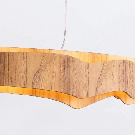 Duża lampa wyspowa LED Horizon QN-HORIZON-LED-LP-140-TEAK - Quintiesse