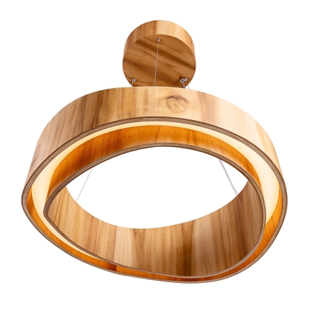 Średnia lampa wisząca LED Horizon QN-HORIZON-RING-LED-60-TEAK - Quintiesse