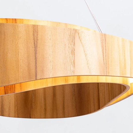 Duża lampa wisząca LED Horizon QN-HORIZON-RING-LED-80-TEAK - Quintiesse
