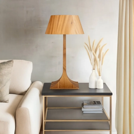 Lampa stołowa Nostalgia QN-NOSTALGIA-TL-M-TEAK - Quintiesse