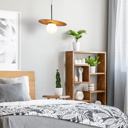 Lampa wisząca Orbit QN-ORBIT-P-M-TEAK - Quintiesse