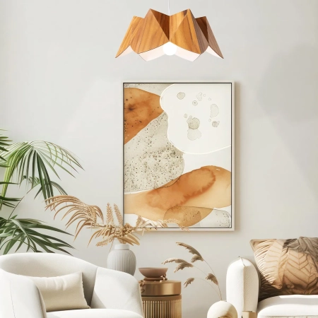 Lampa wisząca Physalis QN-PHYSALIS-P-M-TEAK - Quintiesse