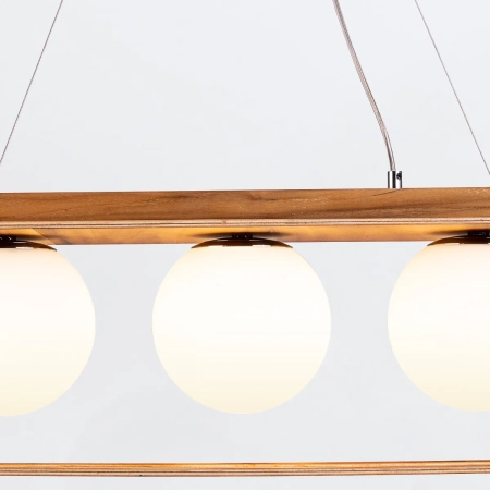 Lampa wisząca Sfera - 3 źródła światła QN-SFERA-3P-TEAK - Quintiesse
